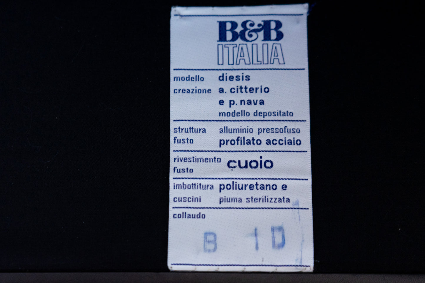 B&B Italia Diesis Sofa Leder