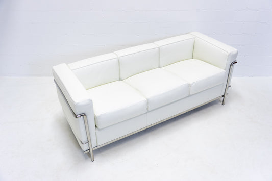 Cassina LC2 Sofa 3-Sitzer Leder