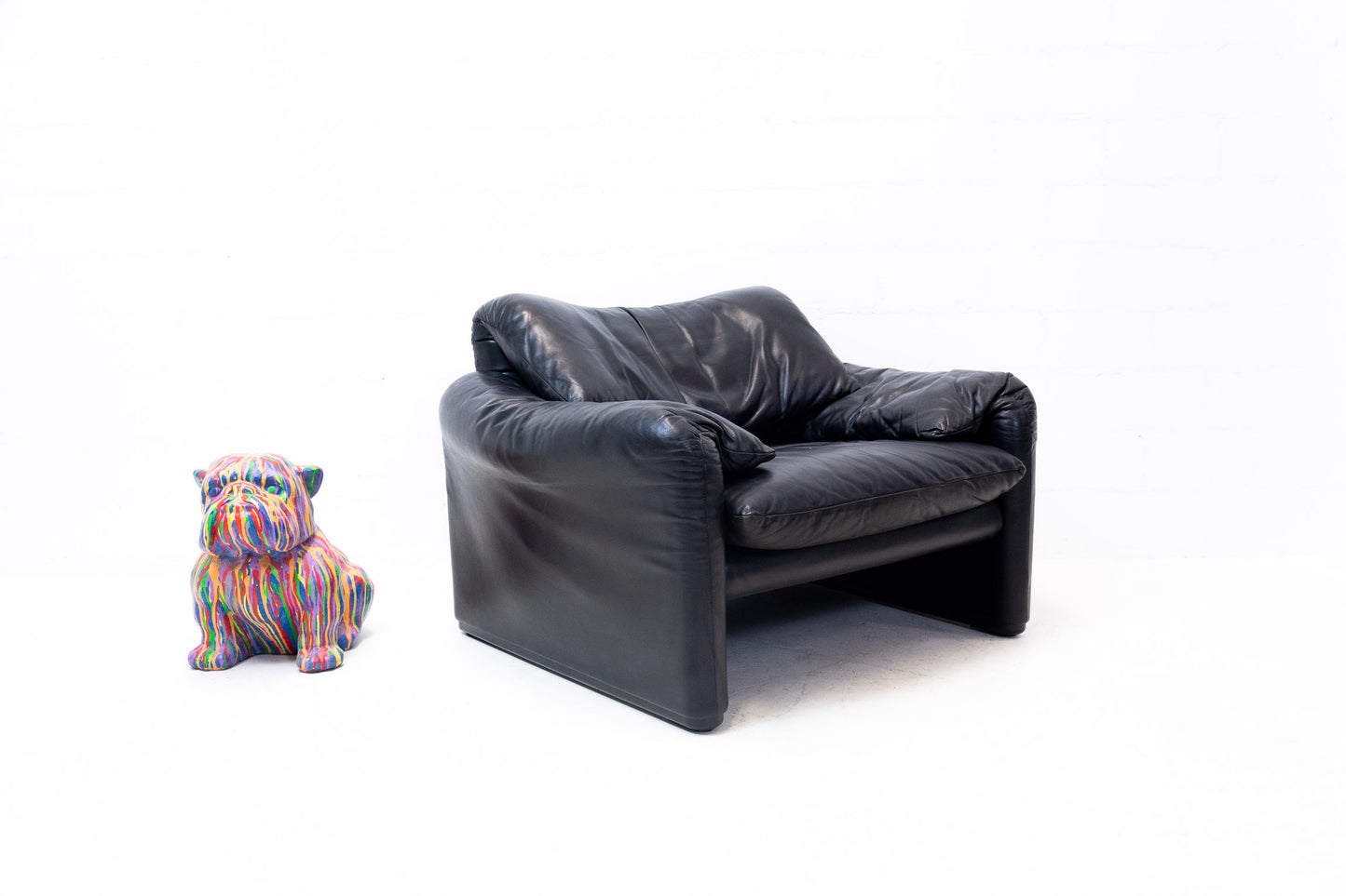 Cassina Maralunga Sessel Leder Nr. 6