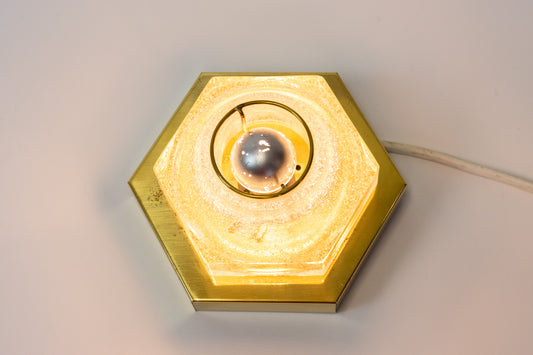 Wandleuchte Glas Metall