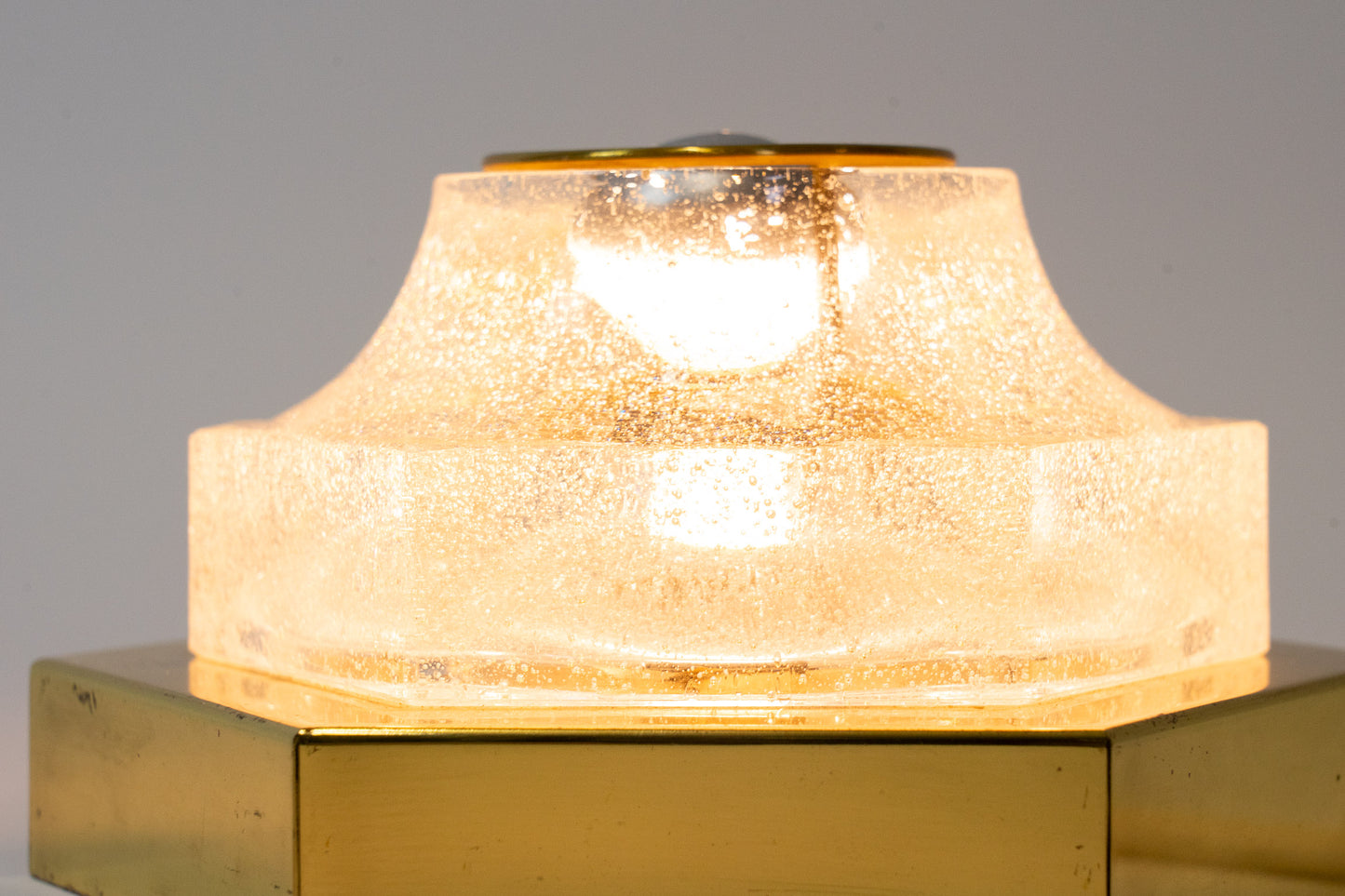 Wandleuchte Glas Metall