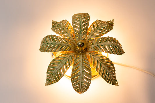 Deckenleuchte Blätter Metall