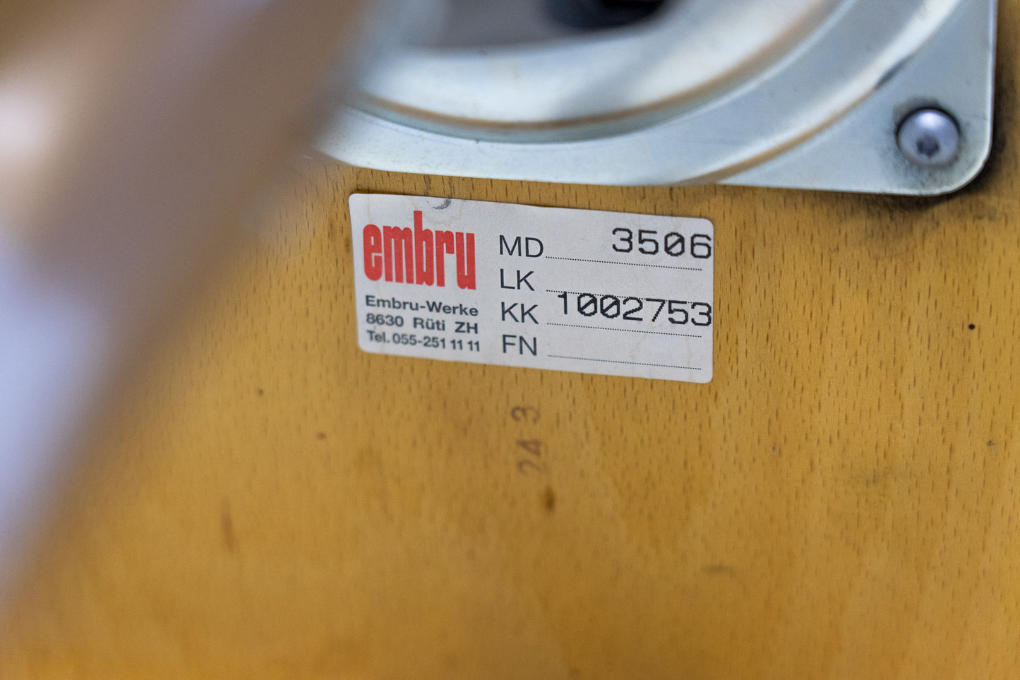 Embru Drehstuhl Nr. 4