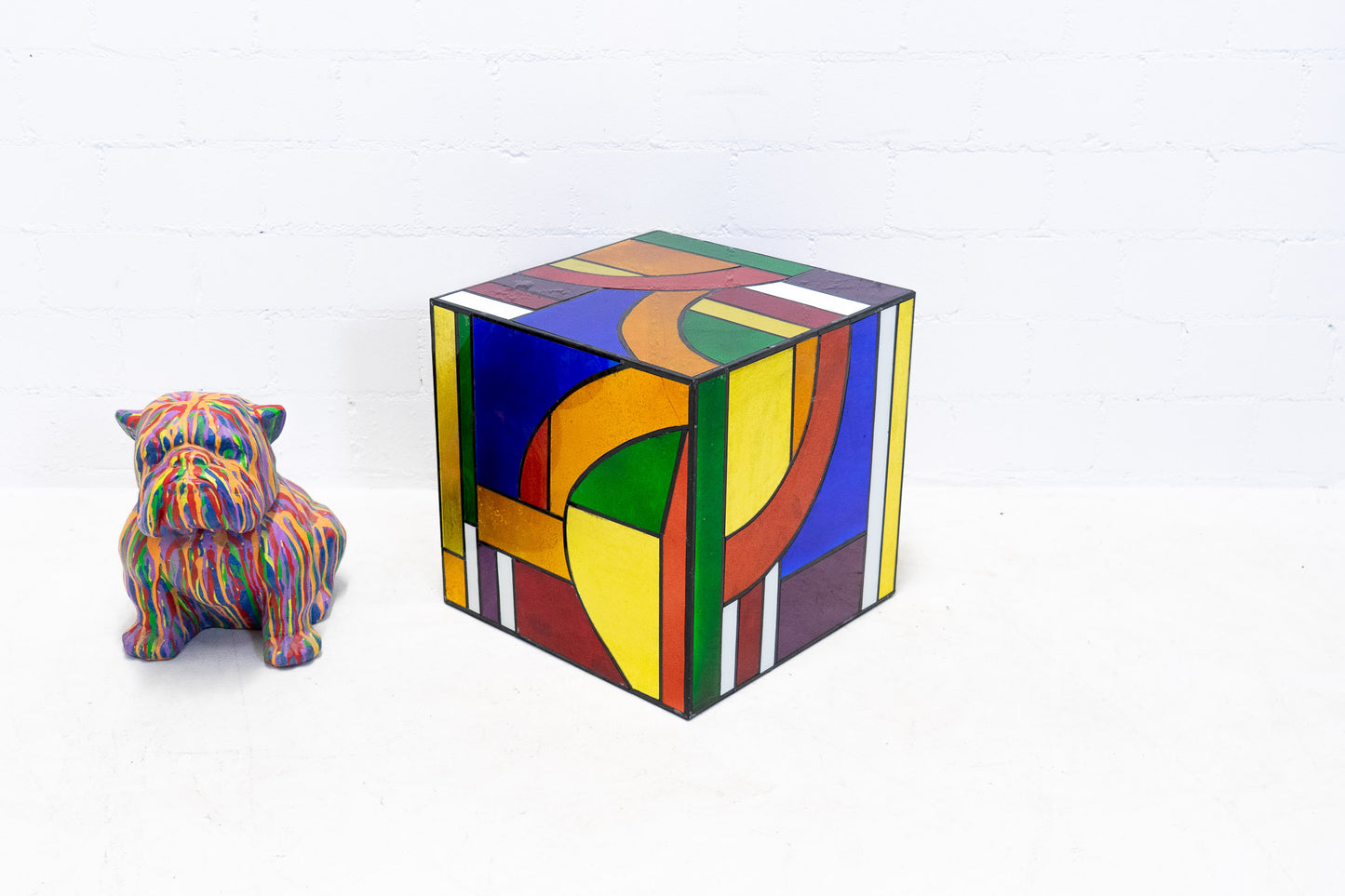 Kandinsky Kubus Couchtisch Glas