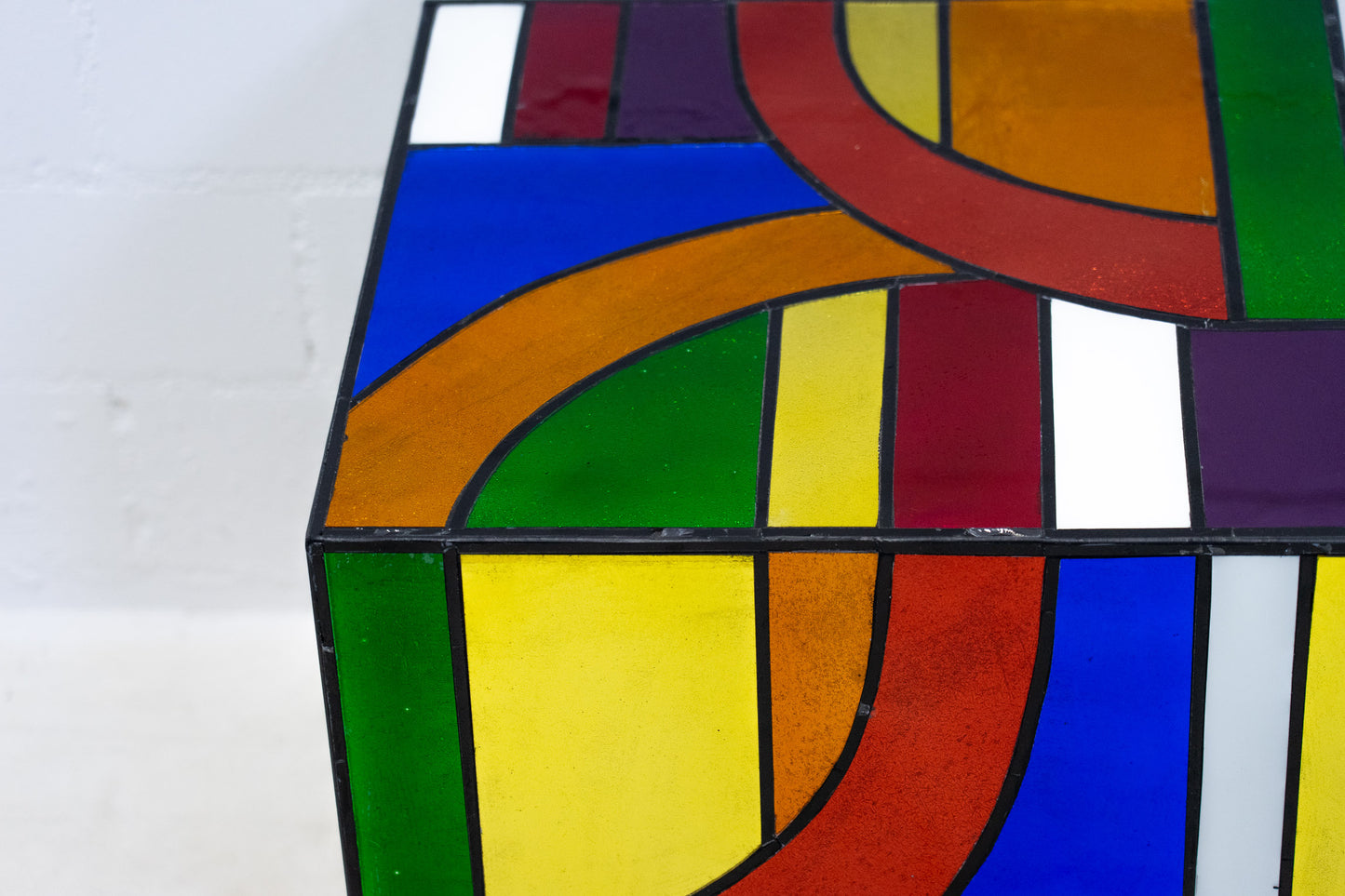 Kandinsky Kubus Couchtisch Glas