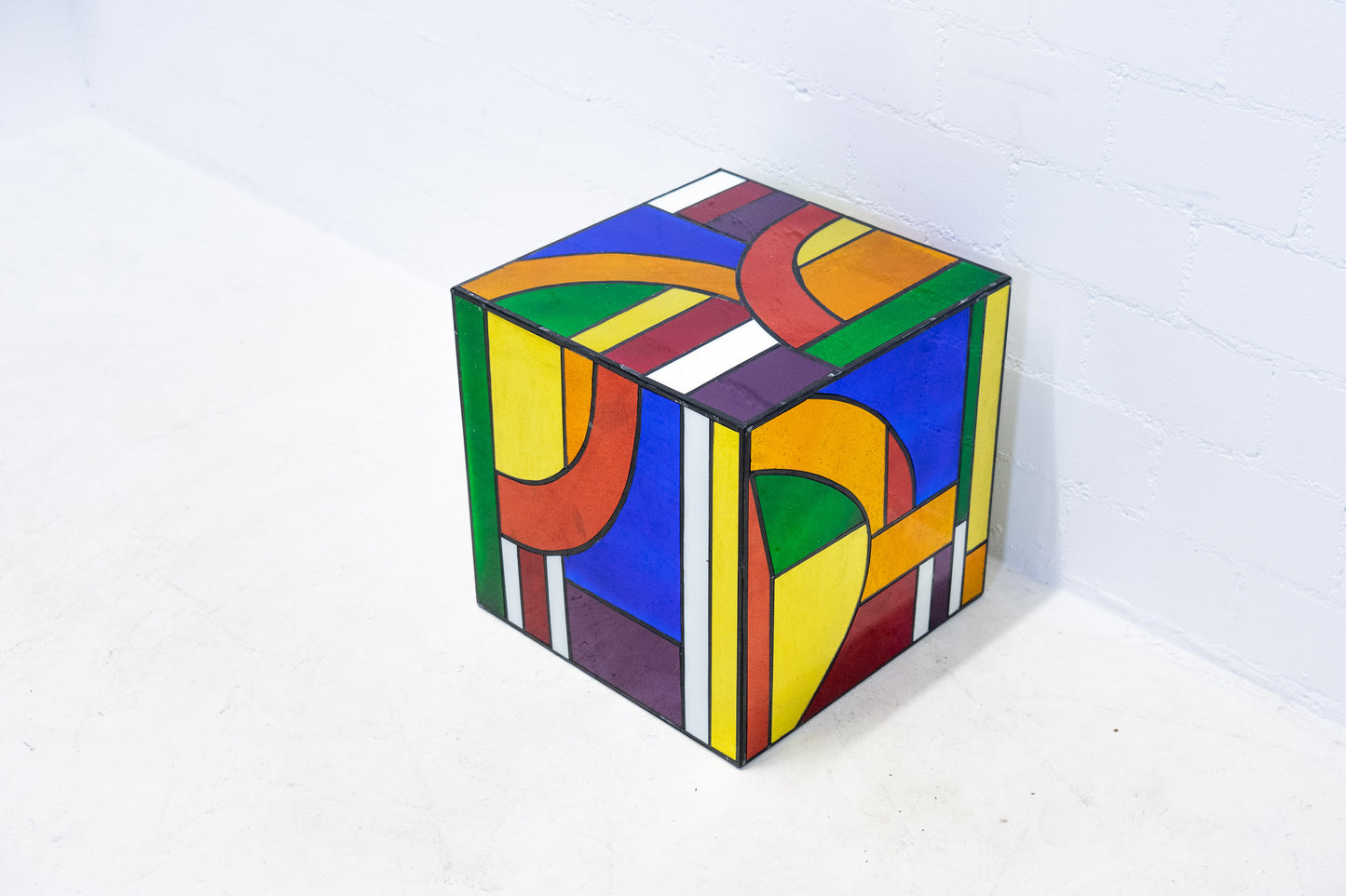 Kandinsky Kubus Couchtisch Glas