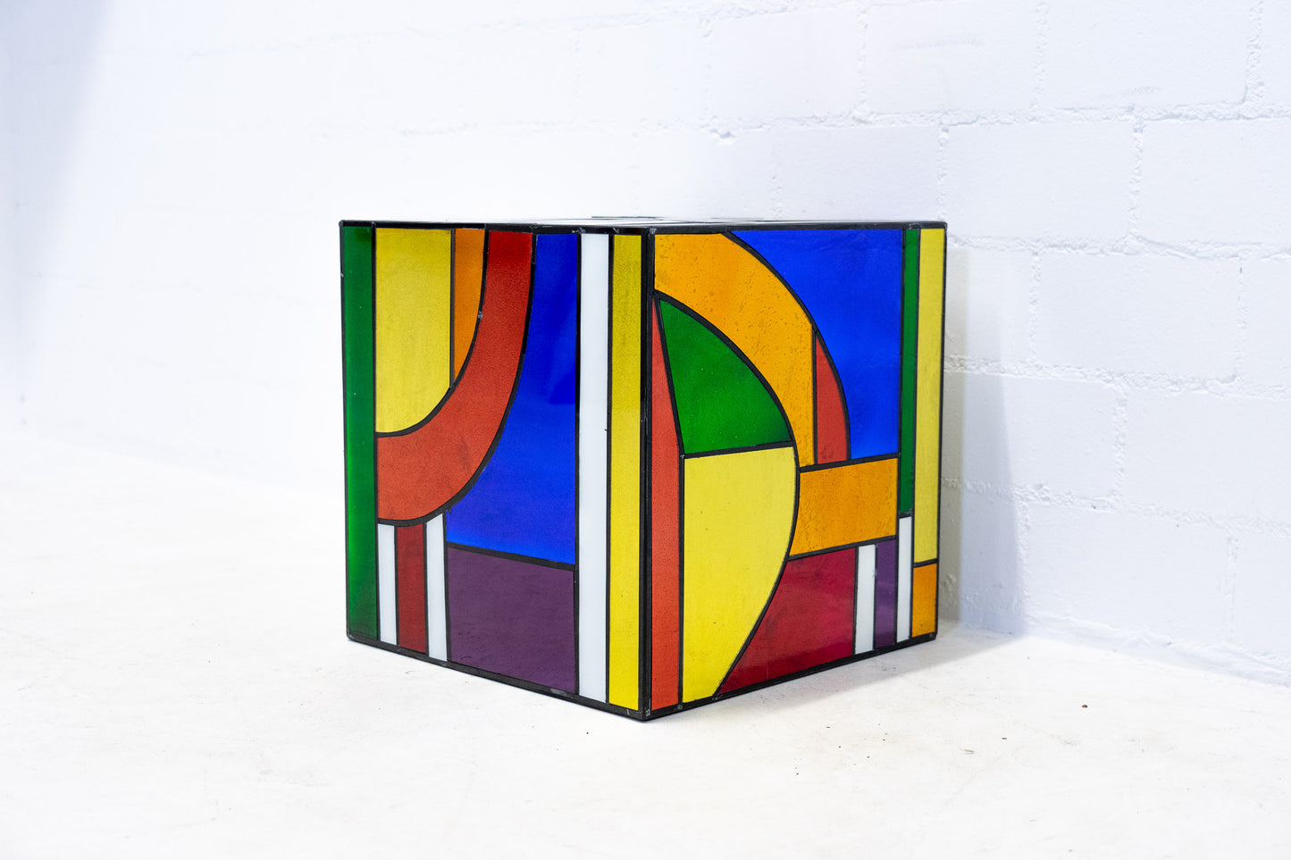 Kandinsky Kubus Couchtisch Glas