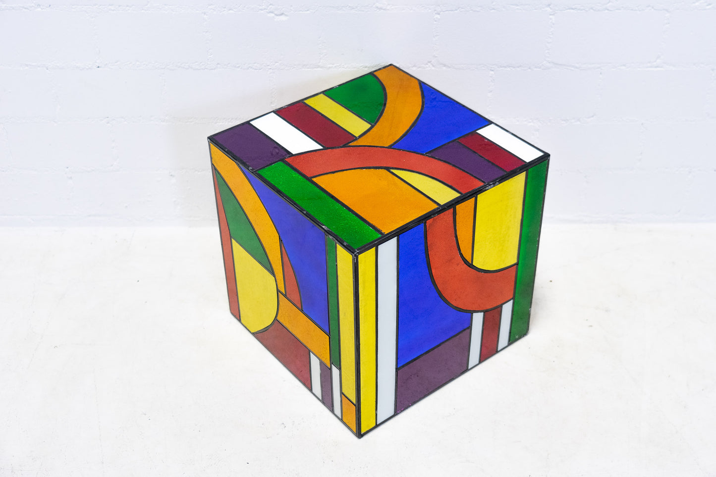 Kandinsky Kubus Couchtisch Glas