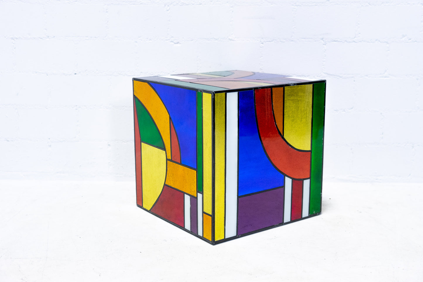 Kandinsky Kubus Couchtisch Glas