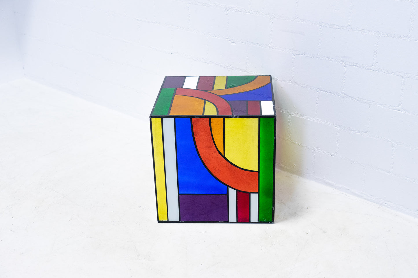 Kandinsky Kubus Couchtisch Glas