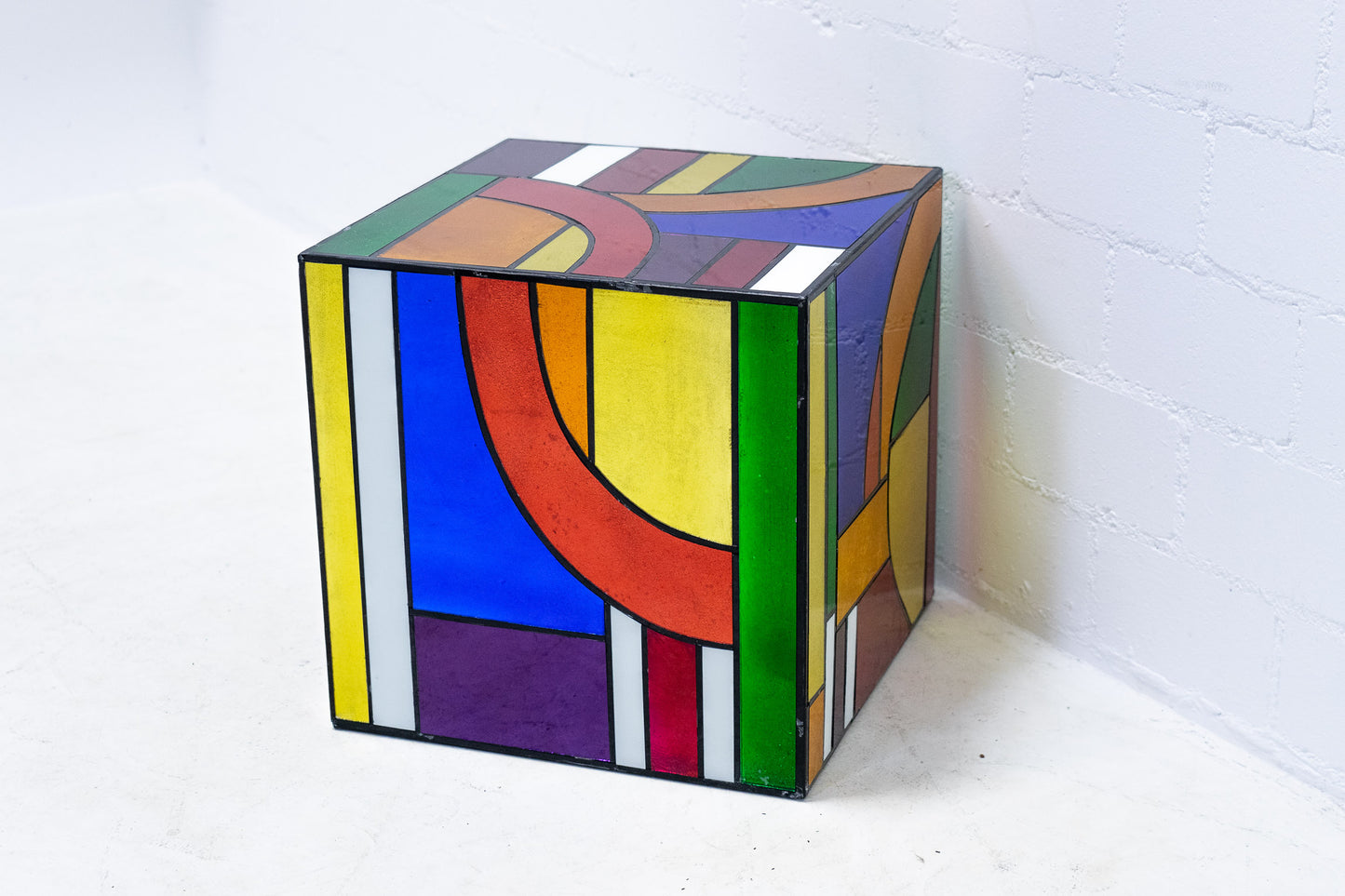Kandinsky Kubus Couchtisch Glas
