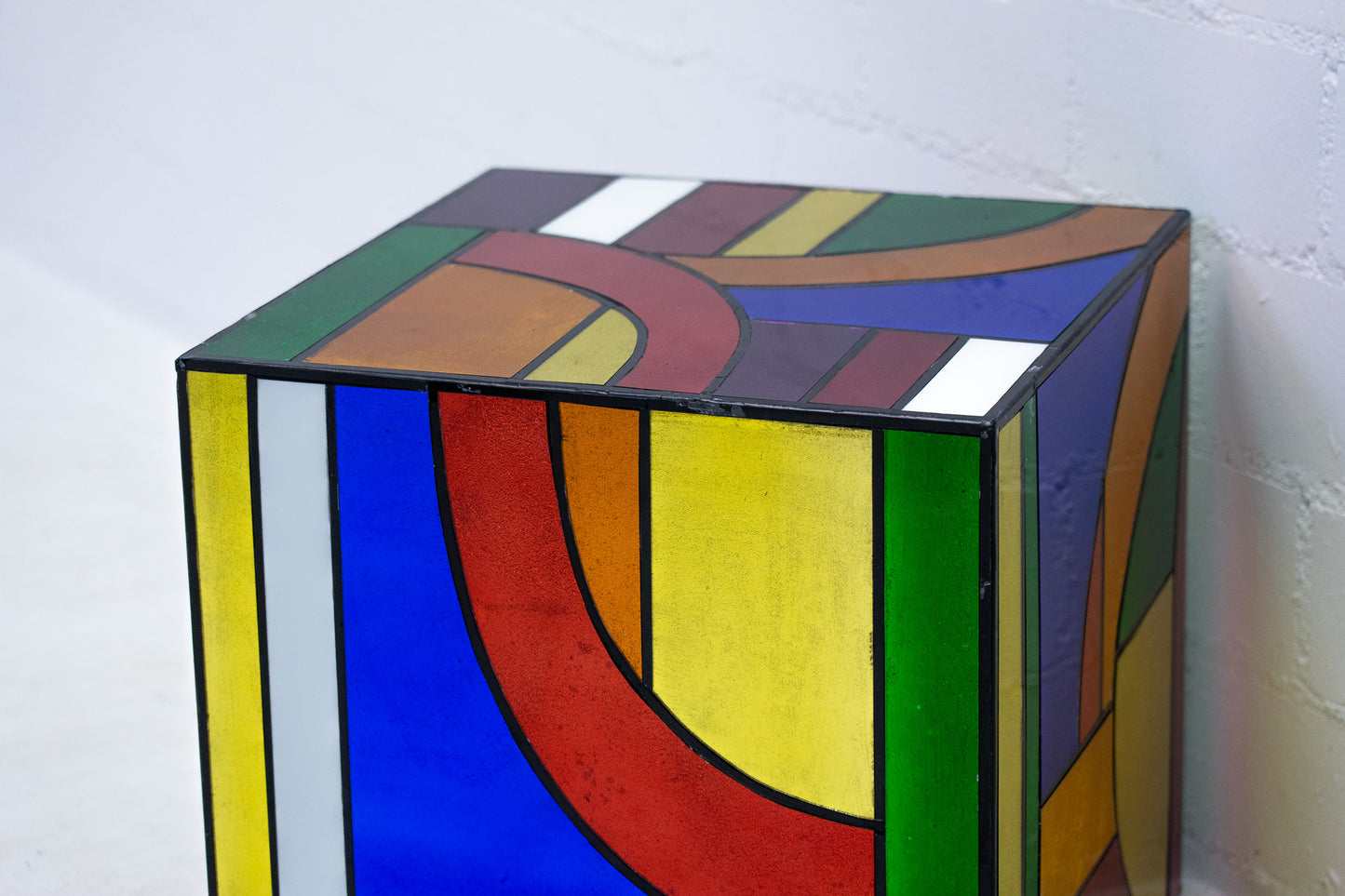Kandinsky Kubus Couchtisch Glas