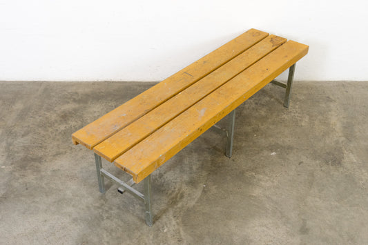 Sitzbank Holz Metall Nr. 1