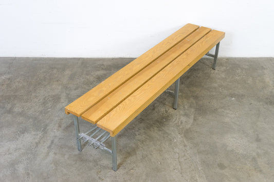 Sitzbank Holz Metall Nr. 3