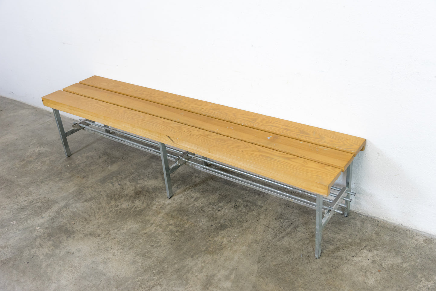 Sitzbank Holz Metall Nr. 3