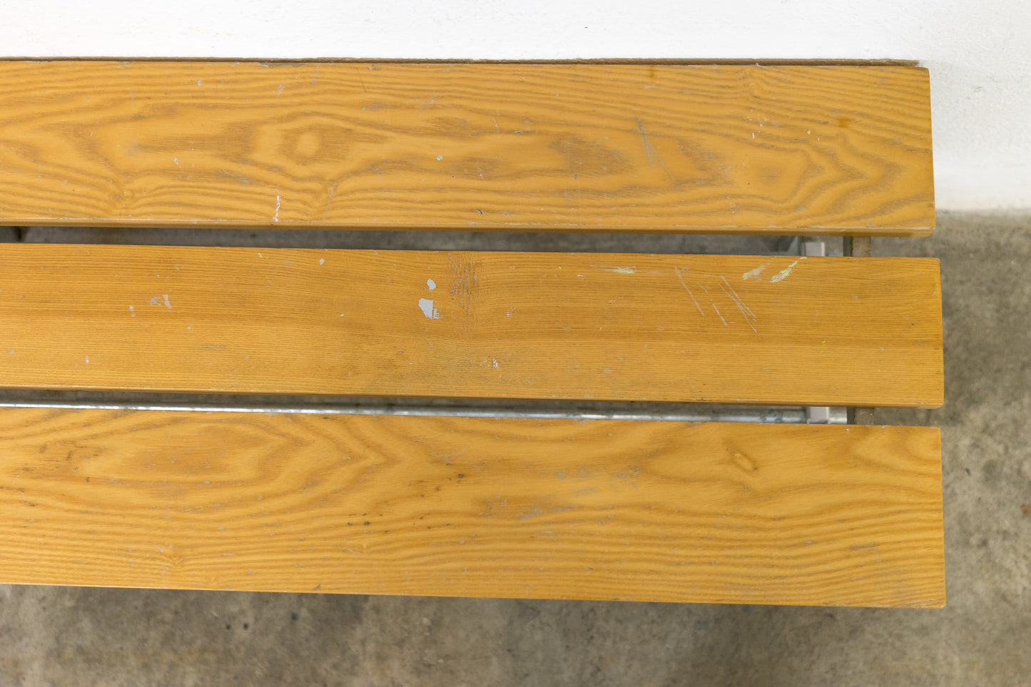 Sitzbank Holz Metall Nr. 3
