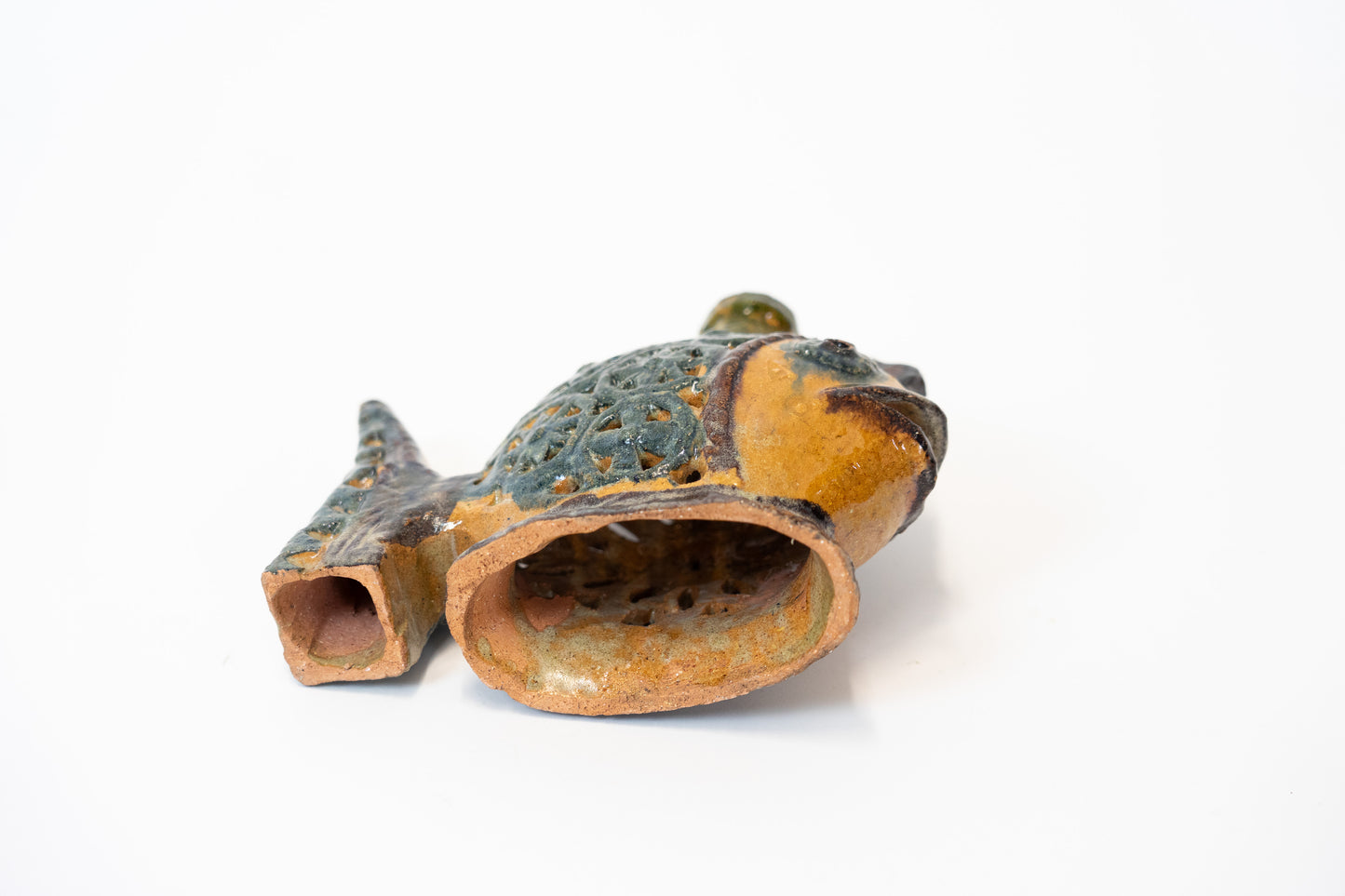 Skulptur Fisch Keramik