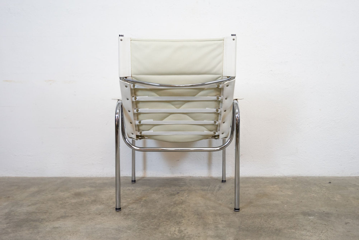 Strässle Sessel Hans Eichenberger Leder Creme