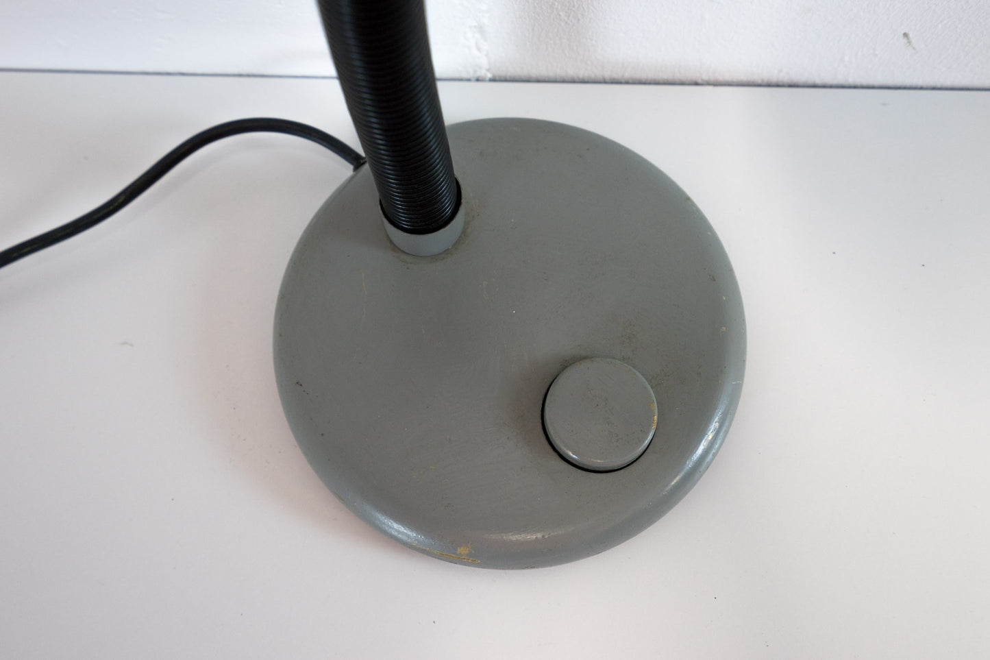 Tischleuchte Vintage grau-schwarz