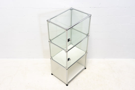 USM Haller Vitrine Glas Reinweiss Nr. 1