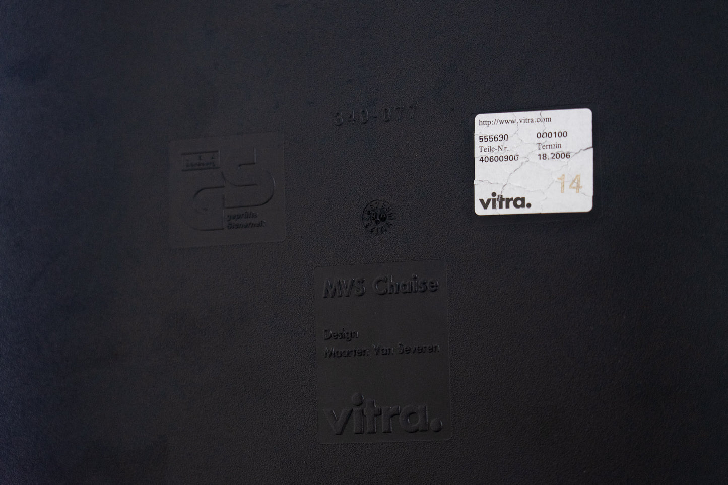 Vitra MVS Chaise Maarten Van Severen Nr. 1