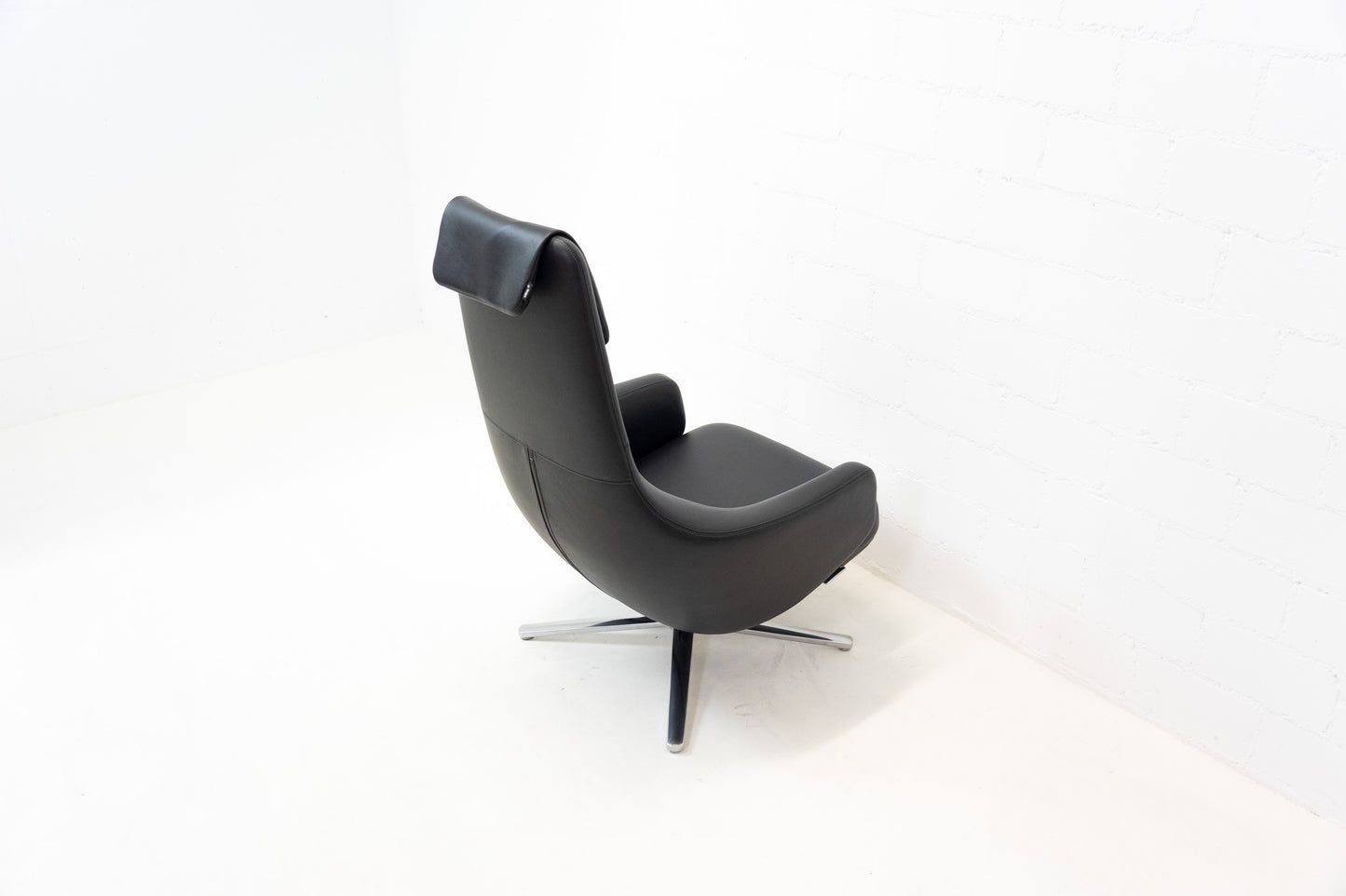 Vitra Repos Sessel & Ottoman Leder