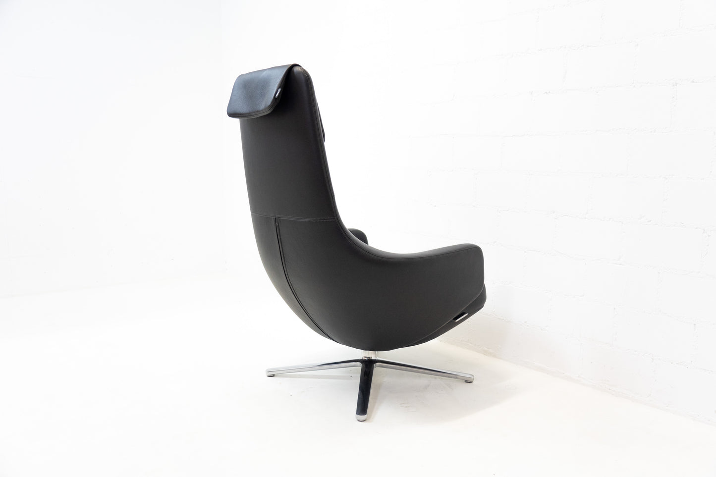 Vitra Repos Sessel & Ottoman Leder