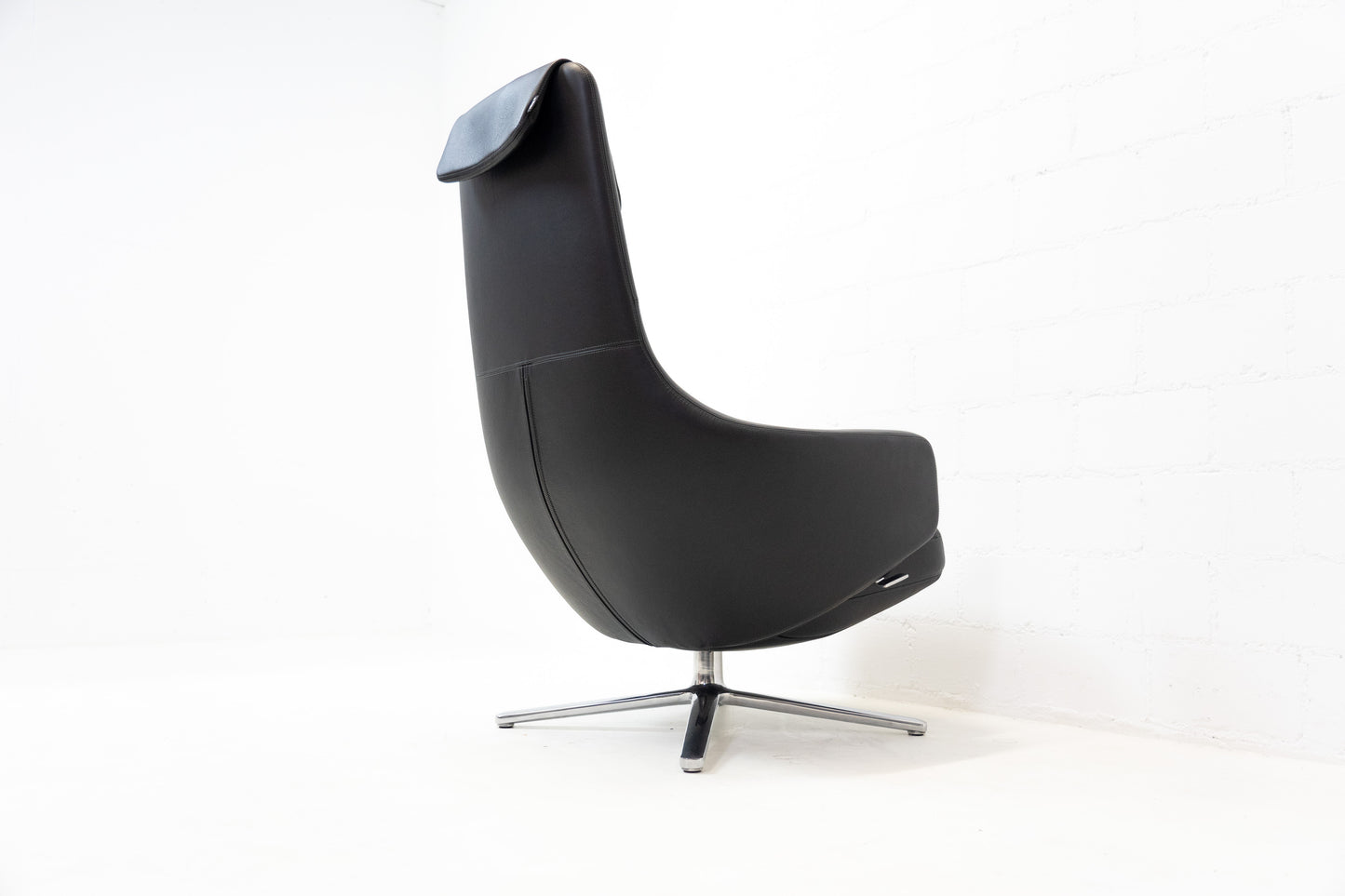 Vitra Repos Sessel & Ottoman Leder