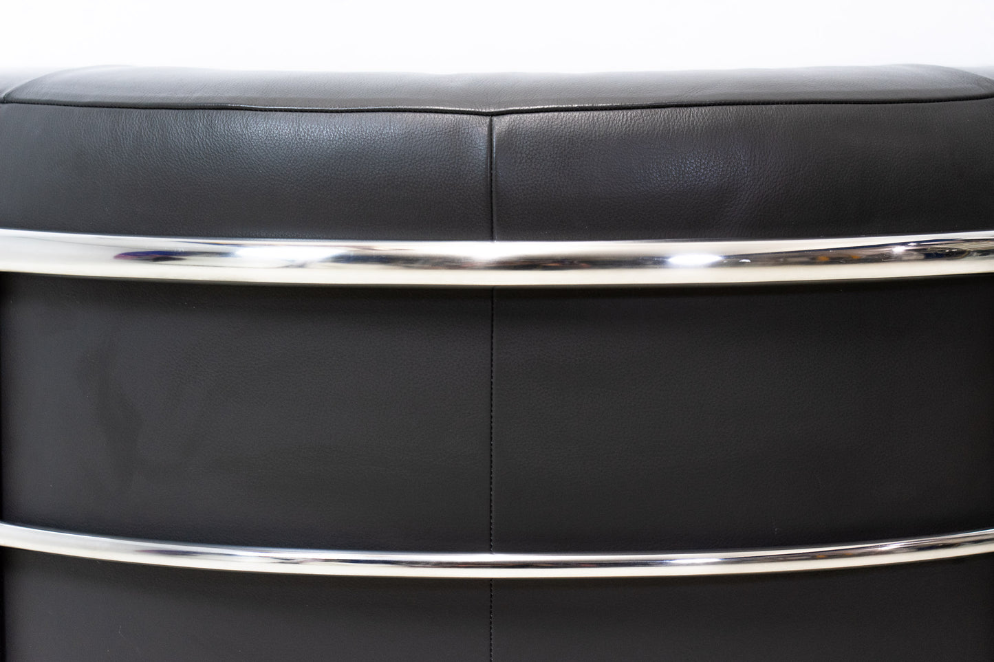 Zanotta Onda Sessel Leder Grau
