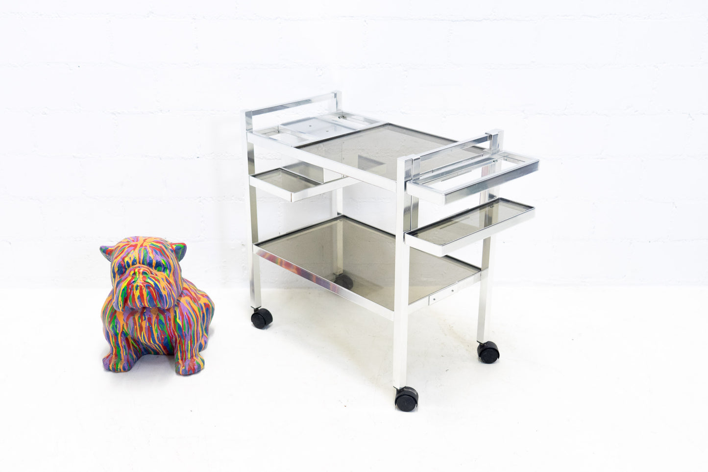Barwagen Vintage Rauchglas