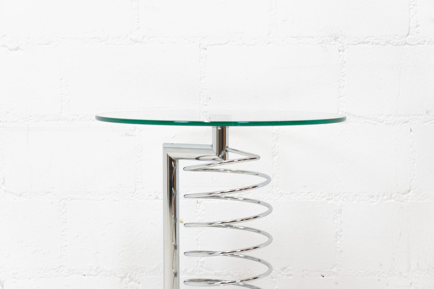 Beistelltisch Glas Chrom