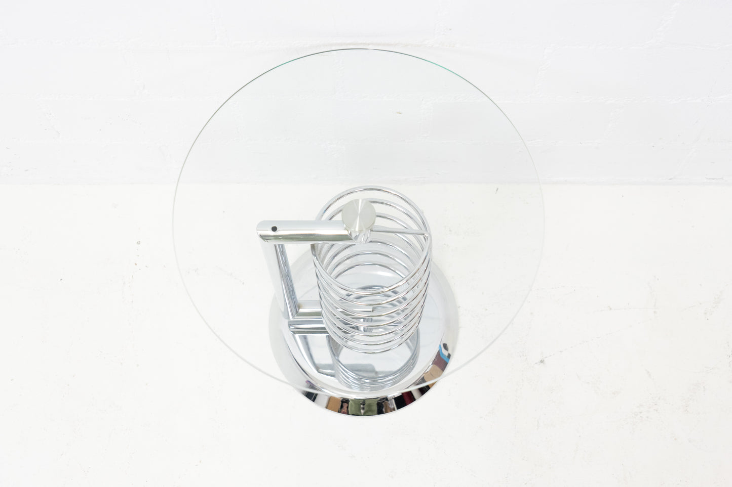Beistelltisch Glas Chrom