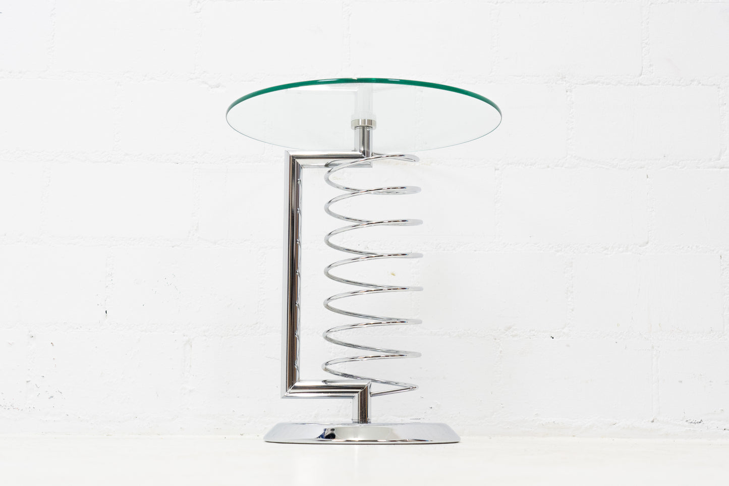 Beistelltisch Glas Chrom