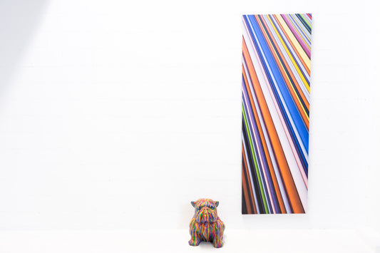 Druck Paris Farben La Défense 180x60 cm