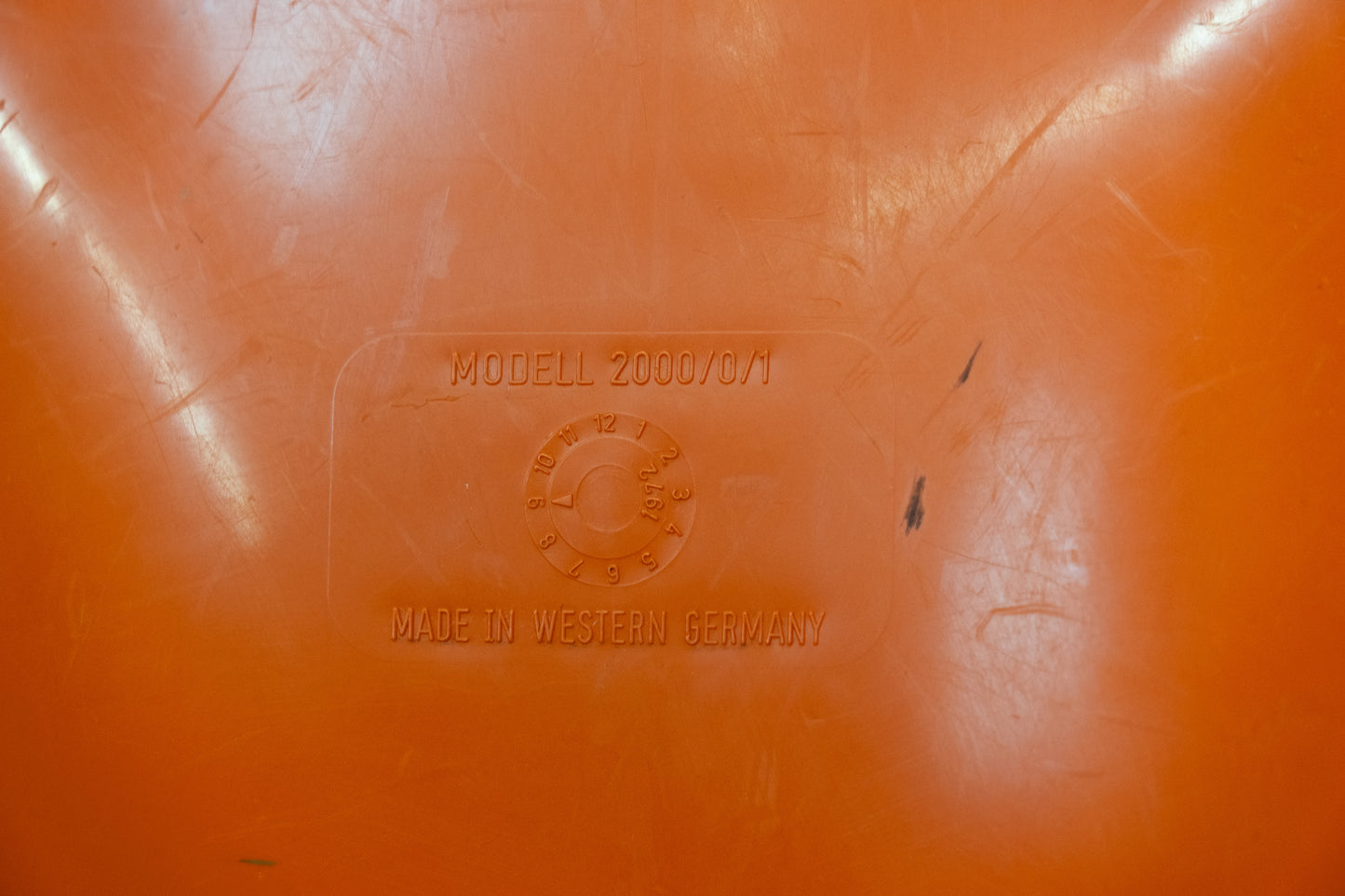 Casalino Kinderstuhl orange von 1972