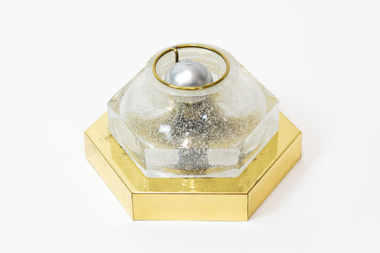 Wandleuchte Glas Metall