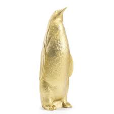 Pinguin aufrecht gold