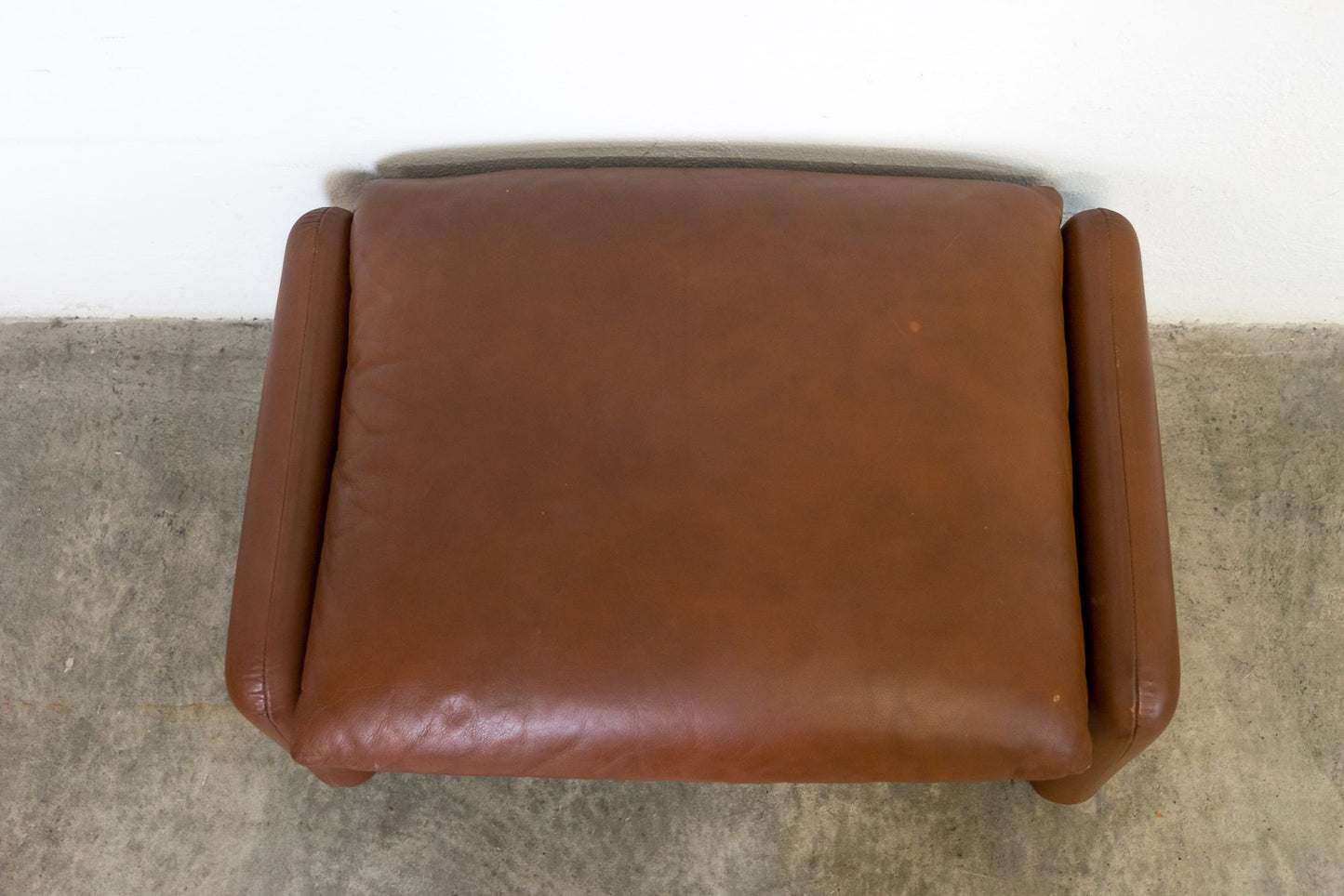 Hocker Leder Vintage