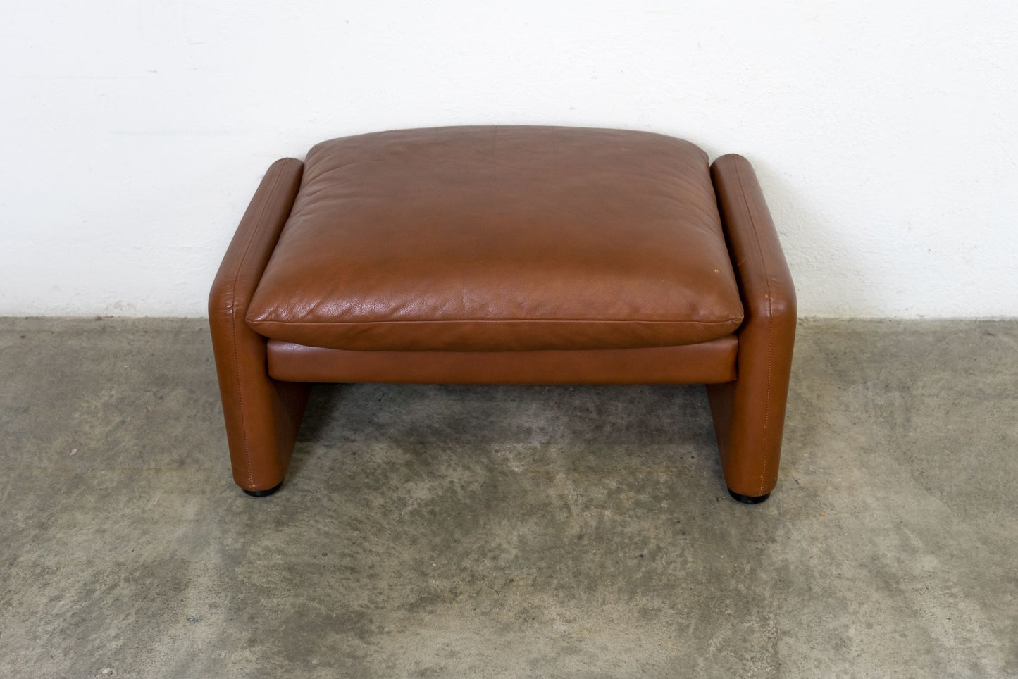 Hocker Leder Vintage