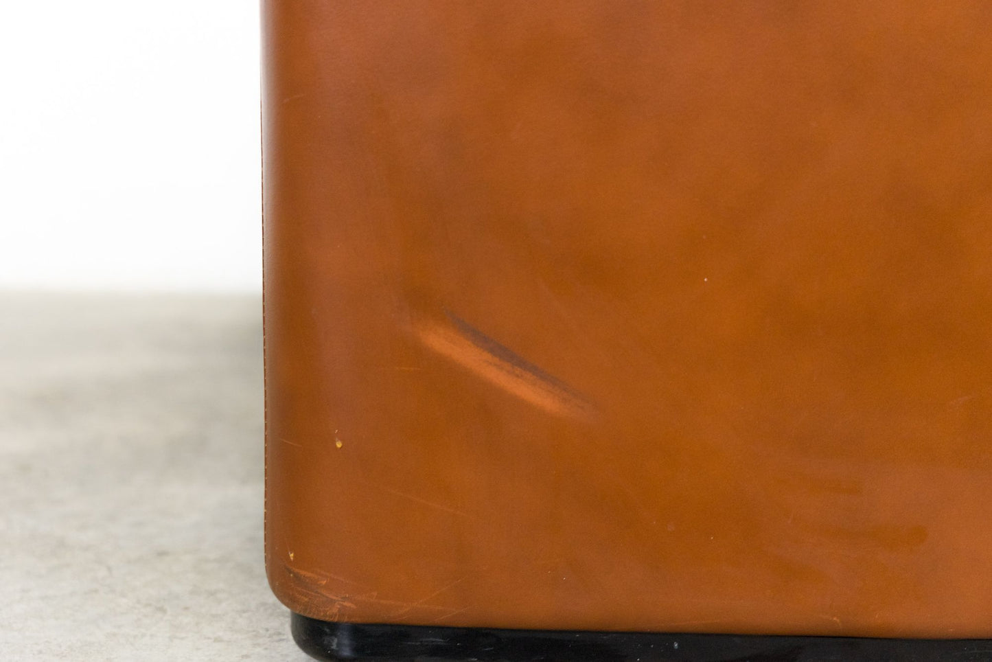 Hocker Leder Vintage