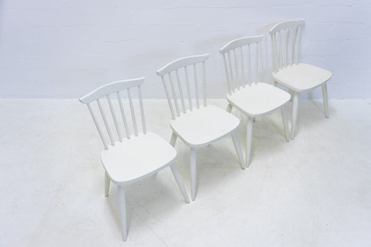 Weisse Holzstühe Set
