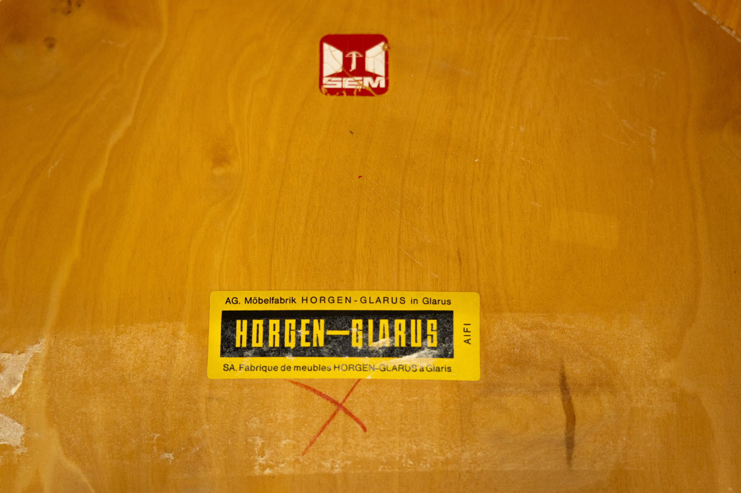 Horgen Glarus Modell 283 Stuhl Haefeli