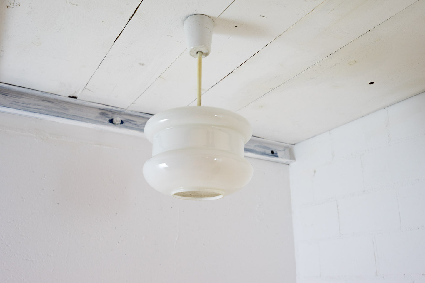 Deckenlampe Space Age weiss