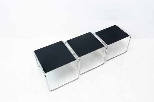 Satztische Glas Chrom