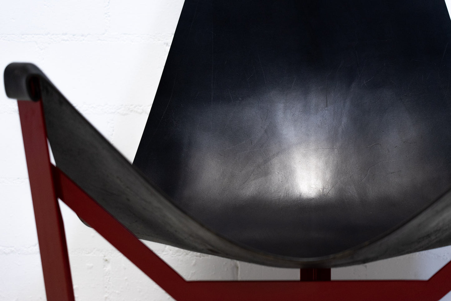 Sessel Kernleder Metall