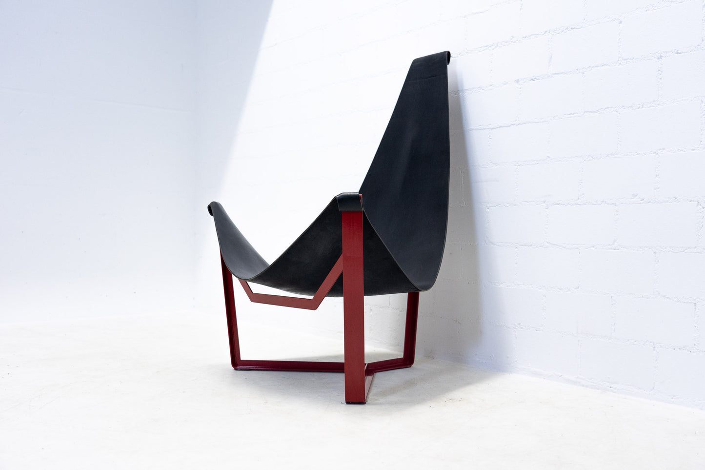 Sessel Kernleder Metall