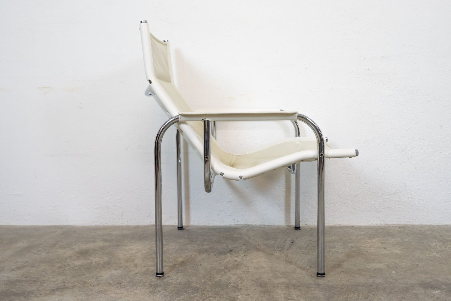 Strässle Sessel Hans Eichenberger Leder Creme