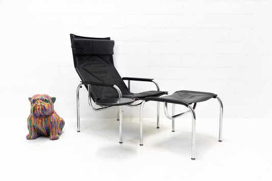 Strässle Eichenberger Hochlehner mit Hocker Nr. 32