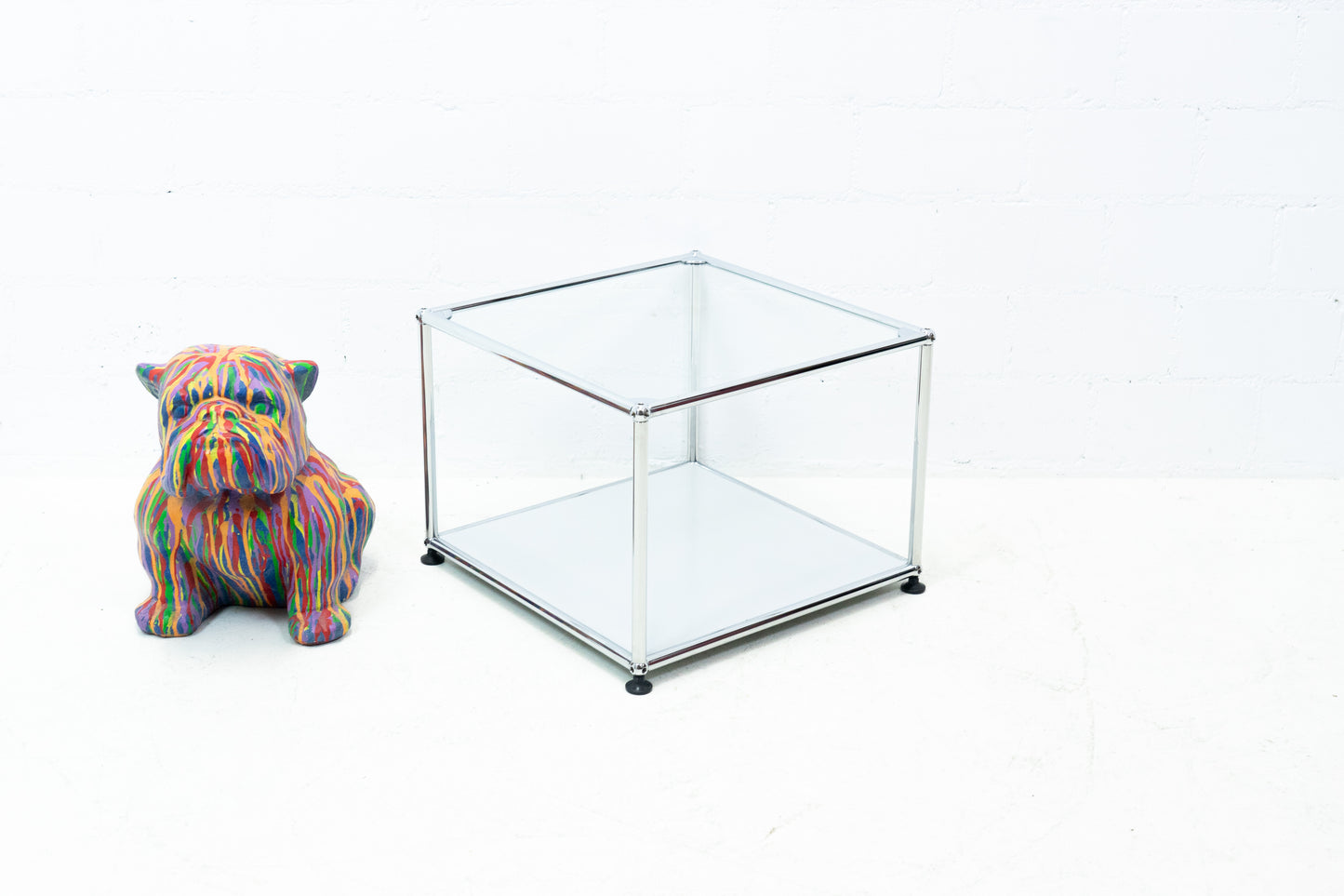 USM Haller Couchtisch Glas Lichtgrau Nr. 8