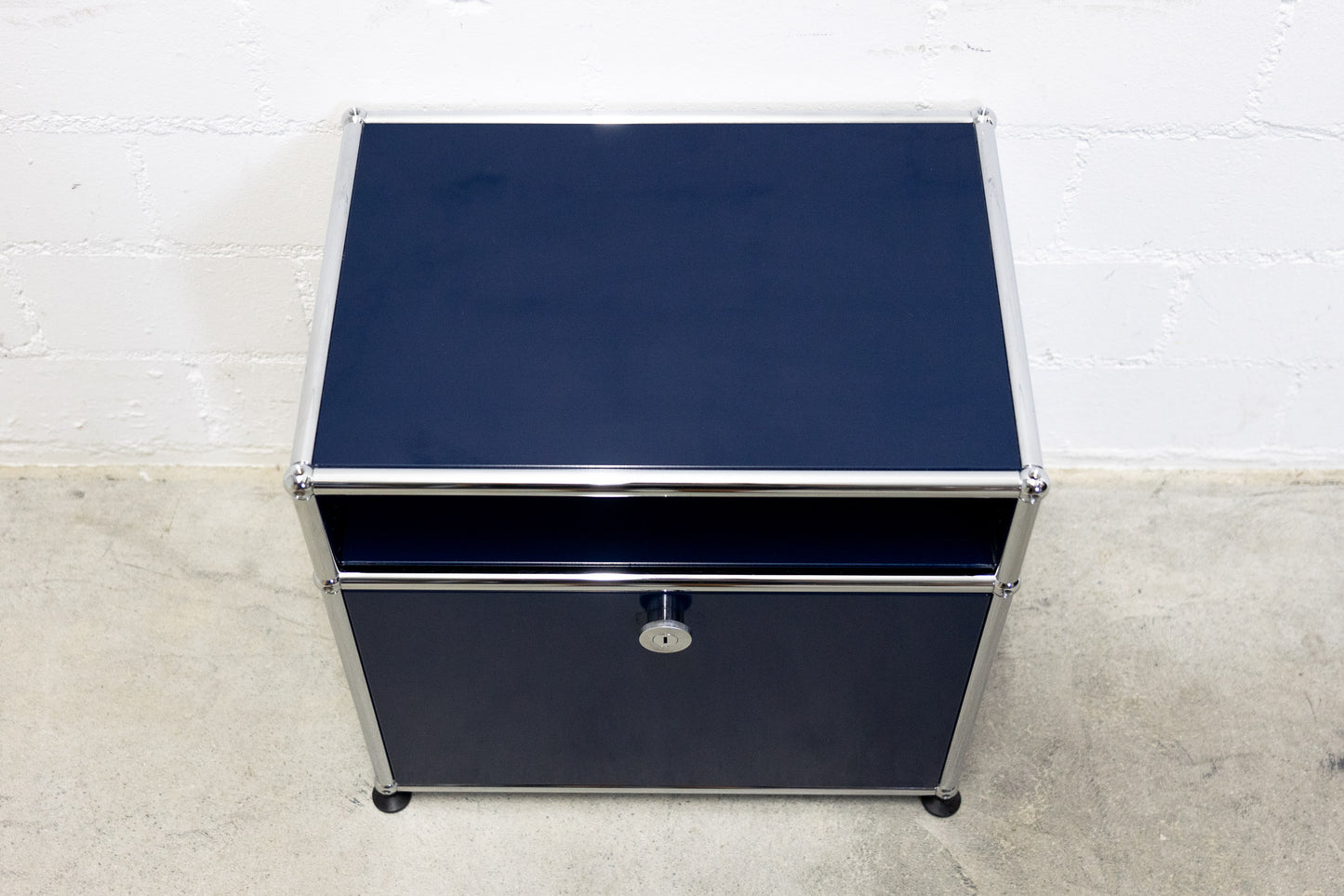USM Haller Highboard Stahlblau Nr. 1